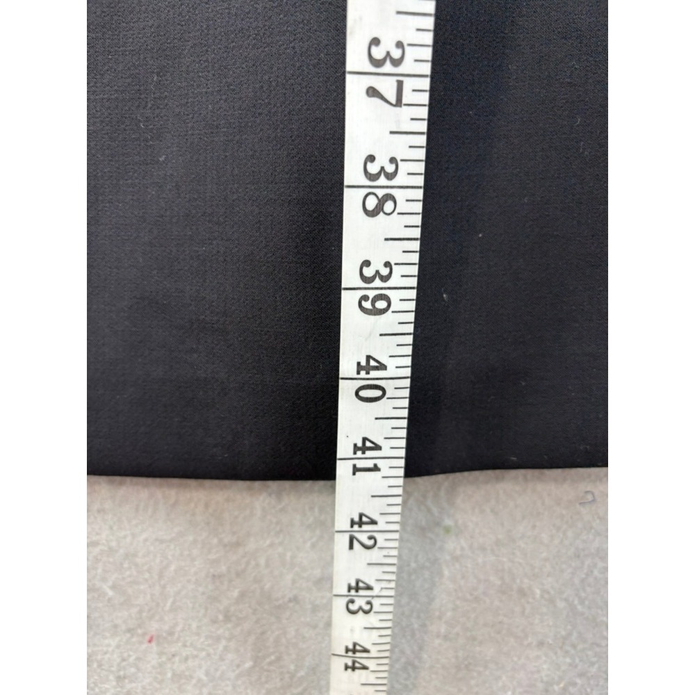 Ann Taylor Sheath Dress Women 16‎ Black Ruffle Flutter Sleeve Business - Picture 3 of 9